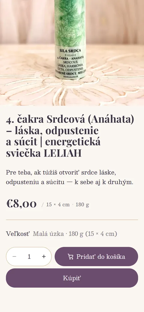 E-shop Lemuria Spirit v mobile
